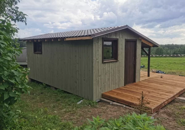 Frame houses